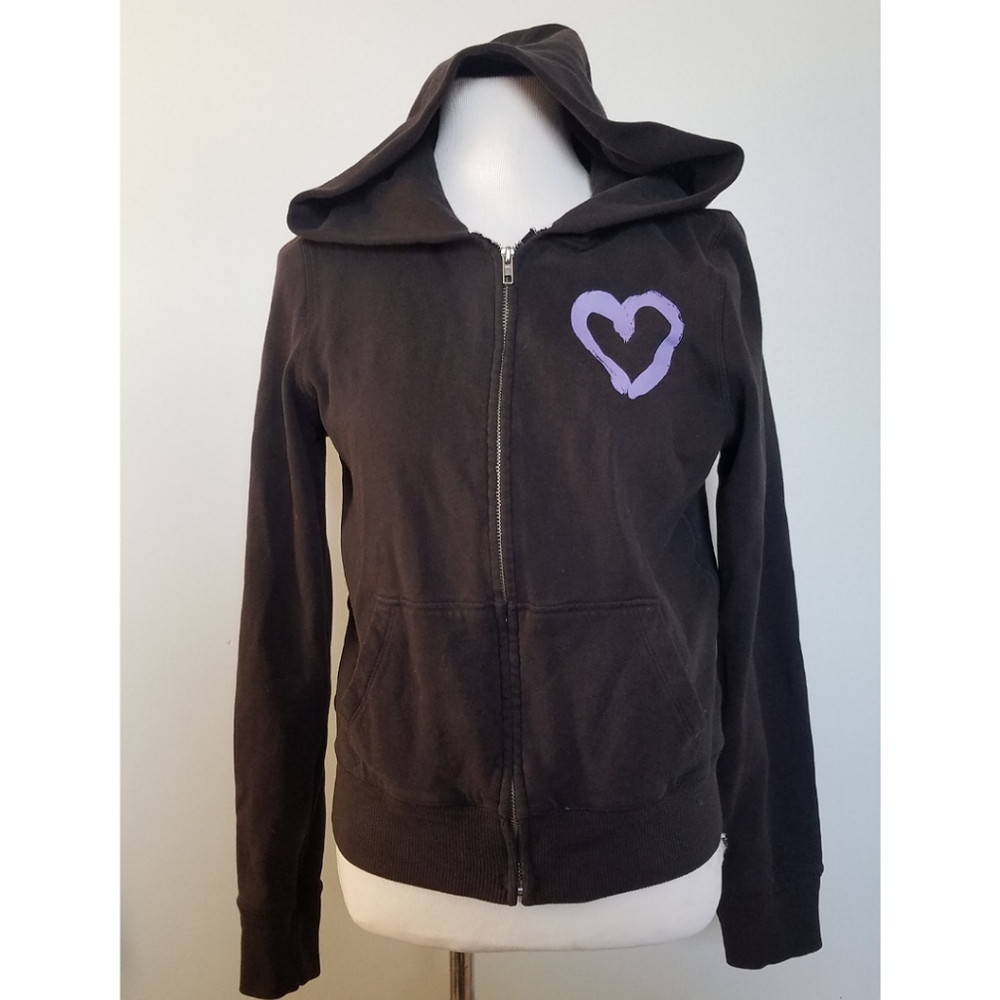 VS Pink Love Zip Up Hoodie